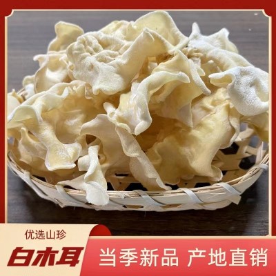 白木耳大白竹耳批量供应朵型完整肉质厚实干货白玉木耳白木耳图2