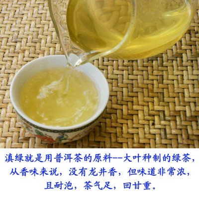 厂家批发云南滇绿茶普洱产地滇青散茶2023年春茶绿茶清香甘甜