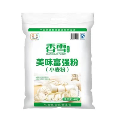 香雪 美味富强粉小麦粉面粉5kg包子饺子馒头饼