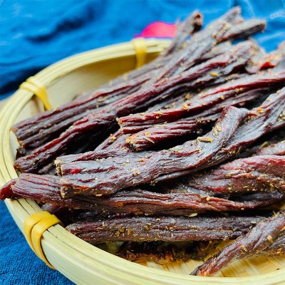 内蒙古风干牛肉干超干牛肉干休闲零食独立包装超干香辣牛肉干